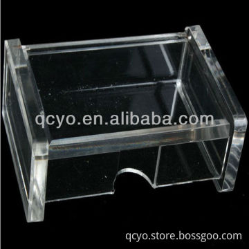 Hot sale! high quality transparent plastic index card holder